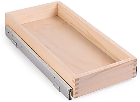 Прибиращ Организатор за гардероба Mulush, Меко Затваряне на собствени подвижни стелажи за съхранение на Дървени кутии за кухни, 11 W x 21, Г, се Изисква Не по-малко от 12 Отв
