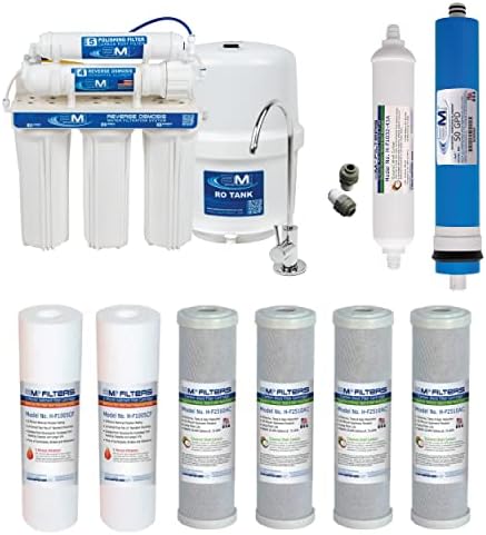 Applied Membranes Inc. 5-Степенна Система за филтриране на вода с Обратен Осмосом и Замяна на филтри и Мембрани за Обратна Осмоза