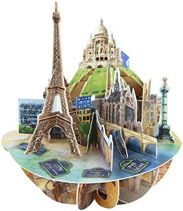 Всплывающая Картичка Paris 3D