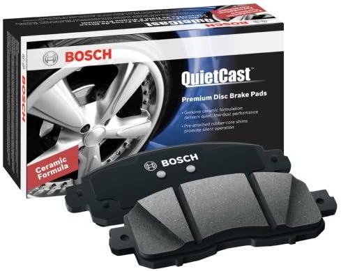 Комплект керамични дискови спирачни накладки BOSCH BC1363 QuietCast Премиум клас- съвместим с някои Cadillac Escalade, XTS; Chevrolet