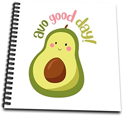 3dRose 3dRose - Розочка - Забавни фрази за храна - АВО Good Day - Книги за рисуване (db-363471-2)