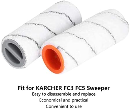 Сменяеми аксесоари за ролкови четки са Подходящи за KARCHER FC3 FC5, Прахосмукачка За почистване на пода, Домакински Принадлежности, 2 бр.,