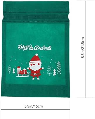 VALICLUD Подаръчни опаковки за шоколадови Бонбони и 5 бр. Коледни Подаръчни пакети на съвсем малък От Нетъкан текстил, Чанти