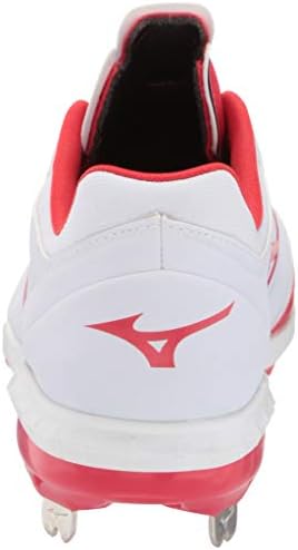Дамски метална обувка за софтбол Мизуно Sweep 5 Low Бяло-червена