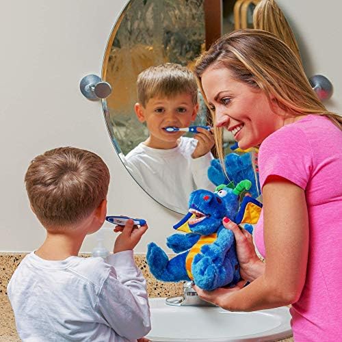 Комплект за почистване на зъбите StarSmilez Magi Dragon Помага на децата да си миете зъбите зубными четки с лек припадък