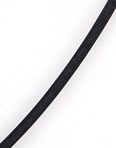 Свиване тръба Baomain Коефициент на свиване 2: 1 Диаметър 3 мм, 125 ℃ 600 UL & CUL 10 Метра Черен