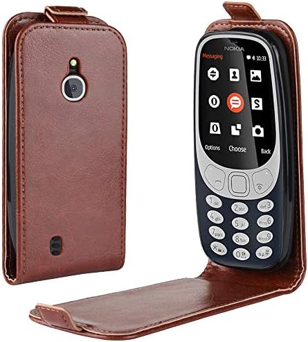 zl one е съвместим с/замяна за своята практика за телефон Nokia 3310 3G, 4G от изкуствена кожа с отделения за карти, една чанта-портфейл,