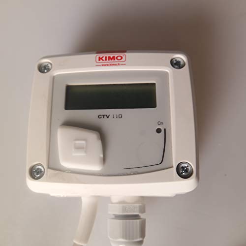 Сензор за температура на Кимо CTV110-AND150 (от 32 до 122 °F) и скорост на въздуха (от 0 до 30 м/с) без дисплей и с дължина, сензор 150