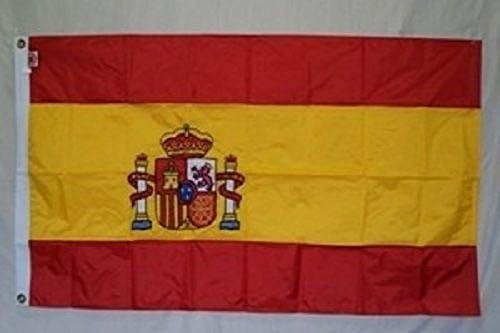 Испански Бродирана Найлонов Флаг Solarmax размер 5x8 см с люверсами 5х8дюймов
