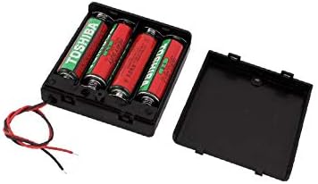 X-DREE 3 бр. Държач за батерии от типа Включено-изключено, чанта, клетка за 4 батерии тип АА 2А от 1,5 (за Съхранение на 3 бр. батерии