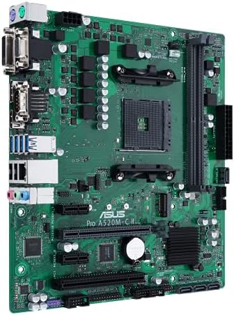 Търговски дънна платка ASUS Pro A520M-C II/CSM AMD AM4 (Ryzen™ 3-то поколение) microATX