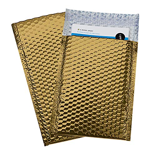 Метални пузырьковые пощенски пликове Aviditi с самоуплотняющейся на печата, 7 1/2 x 11, злато, в пакет от 72 броя, привличат