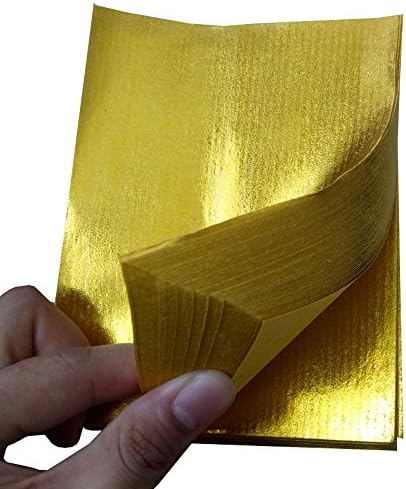Китайска хартия ZeeStar Joss - Пълна Златна фолио (Опаковка от 500 броя)