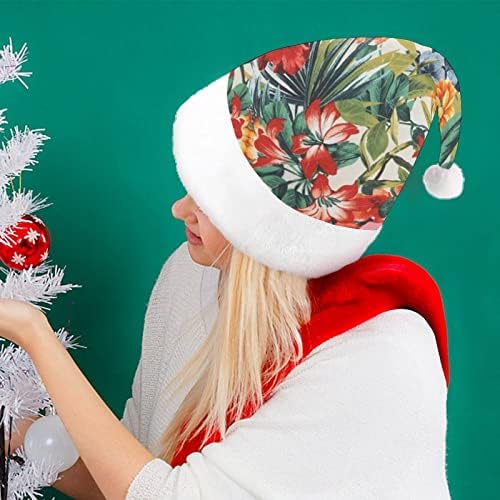 Коледна шапка с цветя, персонални шапка на Дядо Коледа, забавни коледни декорации