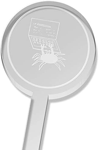 Azeeda 5 x Високи Бъркалка за напитки са Рак, който използва лаптоп /Пръчки за коктейли (DS00052017)