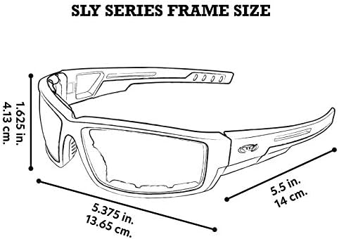 Мотоциклетни очила Global Vision Sly С пенопластовой подплата, Черна рамка (прозрачен)