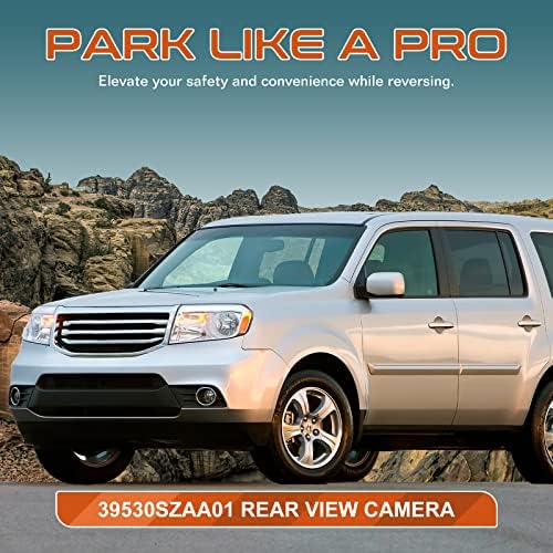 GAEARZAAR Резервната камера за задно виждане Съвместима с Съвместима с Honda Pilot 2012 2013 2014 2015 Резервна камера система за помощ при паркиране на заден ход Заменя 39530SZAA01