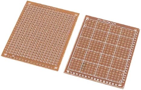 НОВ LON0167 8шт 5x7 см Едностранно прототип на Универсална печатна платка Strip Board Прототипи такса (8 бр 5x7 см Einseitig Prototyp Универсална печатна платка Strip Board Прототипи такса