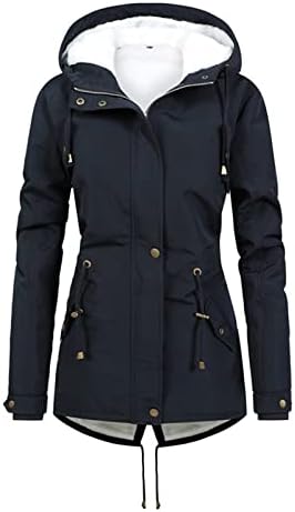 Зимни палта за жени, Мода 2023 Г., Утепленная Яке Големи Размери с качулка от изкуствена Кожа, Ежедневни Топло Палто с цип