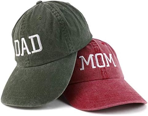 Моден Магазин за дрехи Capital Мама и татко, Двойка, която е Боядисана Пигмента, Комплект шапки за еднократна употреба от 2 теми