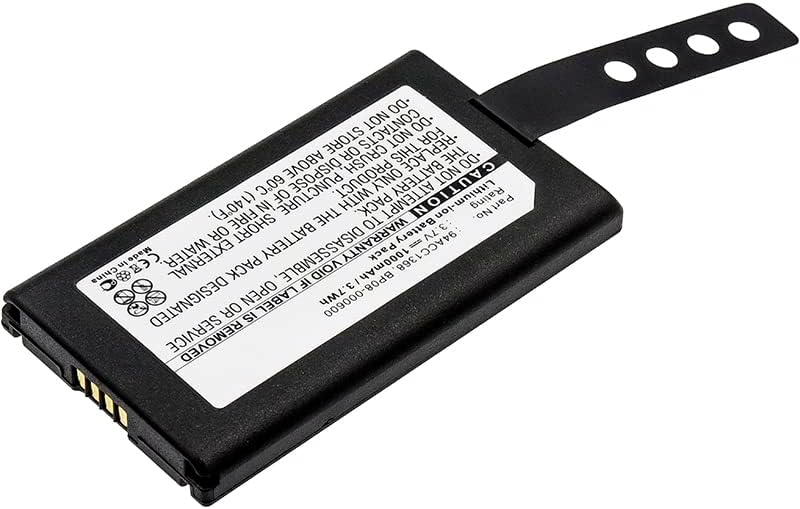 Батерия за цифров баркод скенер Synergy, съвместим със скенер баркод Datalogic DL-Memor, (литиево-йонна, 3,7 В, 1000 mah) голям