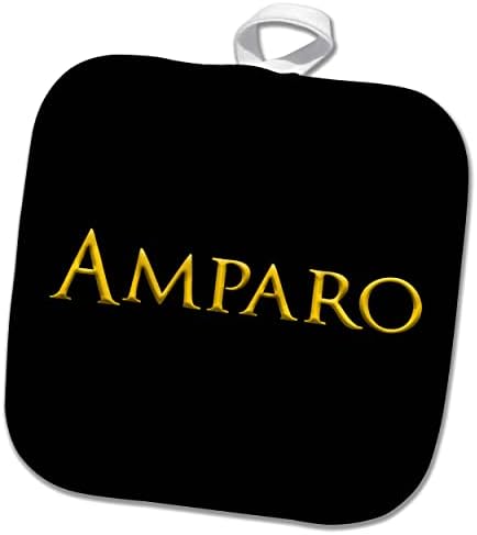3дРоза Ампаро - страхотно детско име за момичета в САЩ. Жълто към черно - кухненски ръкавици за амулети (phl-362410-1)