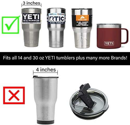 Сменяеми уплътнения капачки за чаши от неръждаема стомана YETI, RTIC, Beast, Ozark Trail, North, SIC 10, 14, 20 и 30 грама (една