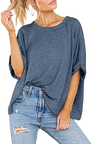 Женска Тениска Оверсайз, Летни Ежедневните Свободни Тениски С Къс Ръкав
