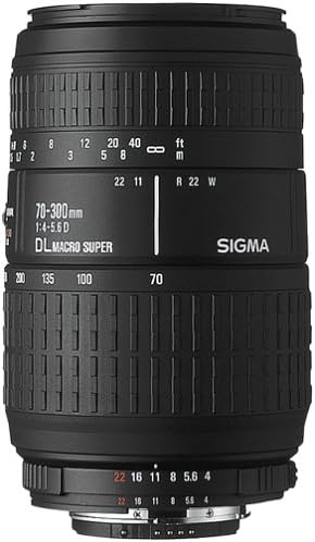 Суперобъектив за макро фотография Sigma 70-300 мм F4-5.6 APO за фотоапарат Minolta-AF