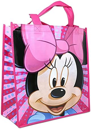Чанти-тоут Disney Minnie Mouse Value Пакет - 3 бр Големи чанти за Многократна употреба-тоут Minnie Mouse за продукти със стикери