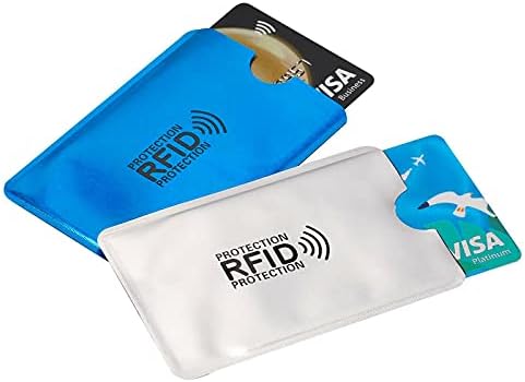 Luumxai 16 пликове с RFID-блокиране на накладки (10 притежатели на кредитни карти и 4 защитни своята практика за паспорти) Набор от надеждни ръкави за защита от кражба на ли?
