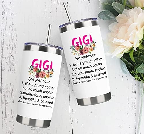 Подаръци Gigi За баба Подаръци за Gigi От внуци - 20 грама Бяло по-Добро Чаши Gigi Някога Travel - Коледни Подаръци За Рожден Ден, За баба