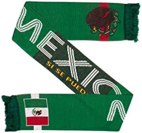 Мексикански Футболен Шал Вязаный