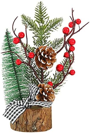 Празнична рокля за жените, Годишен Коледен декор, Коледно Дърво, Мини Коледно Дърво, Малка Коледна Елха, Настолна Коледно Дърво, Настолни Коледни Елхи с Подсветка, П