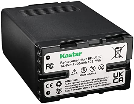 Двойно-бързо зарядно устройство Kastar BP-U100 с LCD дисплей ac адаптер, съвместим с батерия Sony BP-U30 BP-U35 BP-U60 BP-U60T