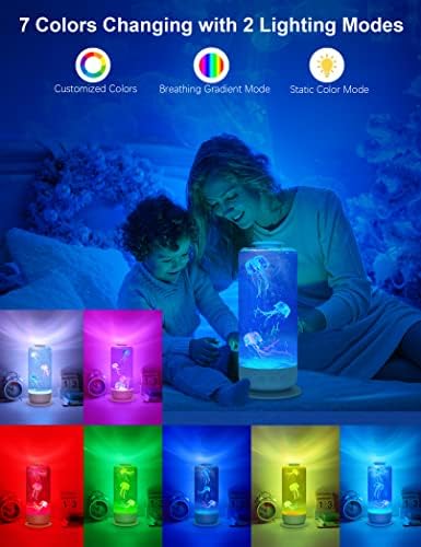 Eyesound Bluetooth Лампа за медузи + 2,5 Л Подключаемая лампа за медузи