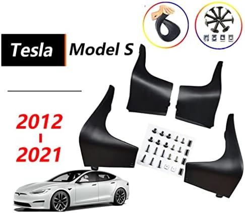 Аксесоари за Брызговиков CHVIIN Car Black, 4 бр., Предните и Задните калници с самонарезающими винтове, подходящи за модели на S -2021