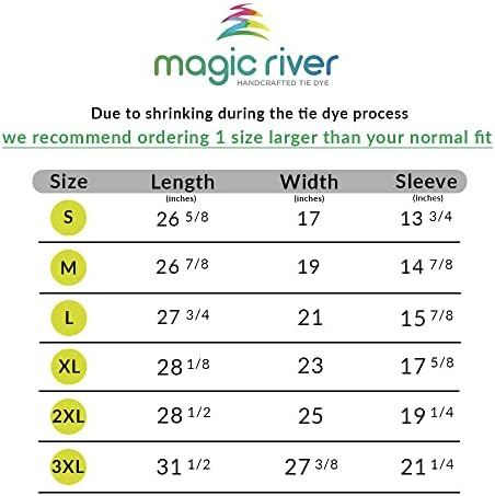 Тениски с боя за равенство Magic River ръчна изработка - 6 размери за възрастни - 14 цветови модели