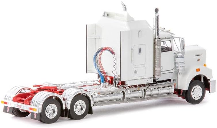 Drake за трактор Kenworth T900 Legend Prime Mover Truck - Бяла / Червена Лимитирана серия 1/50 MOLDED ПОД НАЛЯГАНЕ Модел камион
