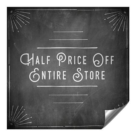CGSignLab | Отстъпка за половината от цената на целия магазин -Chalk Corner Сверхпрочная Промишлена самозалепваща Алуминиева Стикер