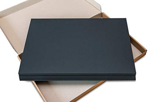Дъска от черен стиропор Union Premium 24 x 36 x3/16 см, 10 броя в опаковка: Матирано покритие с висока плътност за професионална употреба,