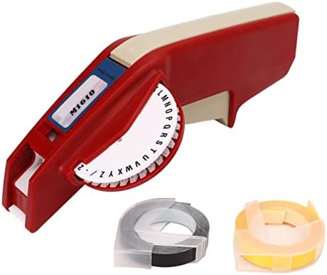 Машина за производство на етикети с релефен - Ръчно Labeller машина с ясни номер и буква, Преносима Labeller машина с 2 Цветни