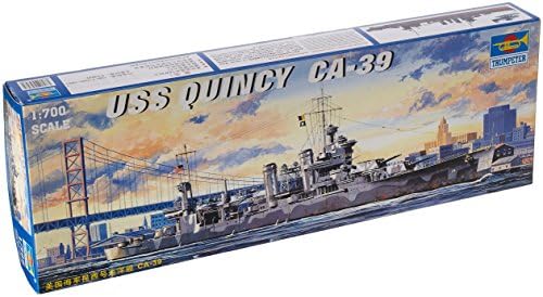 Комплект модел тежък крайцер на Trumpeter 1/700 USS Quincy CA39 клас ню Орлиънс