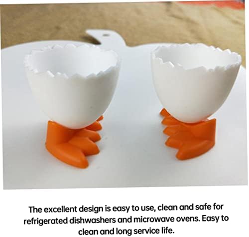 Nirelief Титуляр за Яйца Тава За Съхранение на Яйца, поставки за чаши за Яйца Сладък Карикатура Поставка за Рохко Яйца за Ресторанти Децата