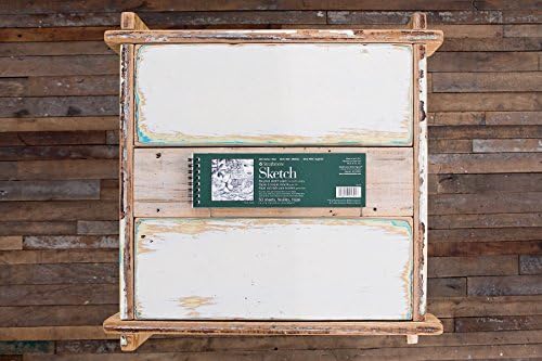 Бележник за рисуване от рециклирани материали серия Strathmore 400, Переплетенный тел 3,5 x5, 100 Листа