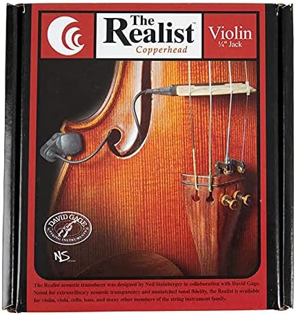 Звукосниматель цигулка Realist RLSTVNQT Copperhead - Звукосниматель акустичен инструмент - Прозрачен звук /Текстура - Динамичен отговор -