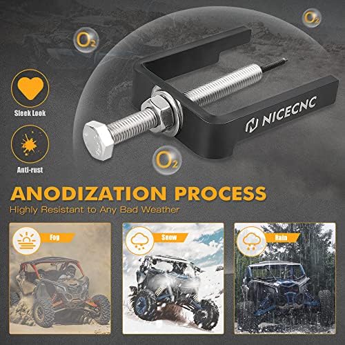Инструмент за премахване на закрепване ролков съединител NICECNC и противоударные щитове са Съвместими с Can Am Маверик X3