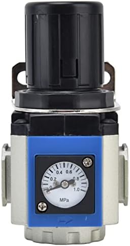 Регулатор на налягане въздушен компресор от алуминиева сплав 0,05‑0,9 Ипп, клапан за регулиране на налягането с манометром (GR300-10)