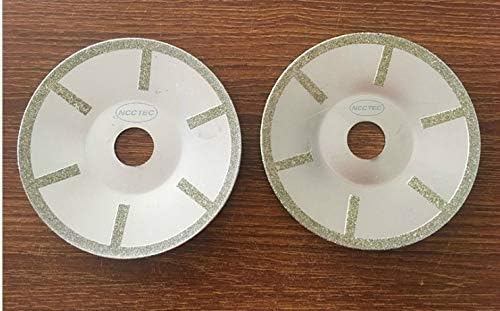 Xucus 5 инча NCCTEC Извити Diamond Гальванический пильный диск за СУХО триони |125 mm 45-градусова дъга, диск за рязане на чашата с предпазни зъби