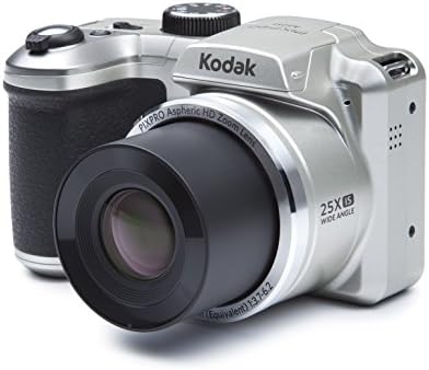 16-Мегапикселова цифрова камера Kodak PIXPRO Astro Zoom AZ251-SL с 25-кратно оптично увеличение и 3-инчов LCD екран (сребрист)